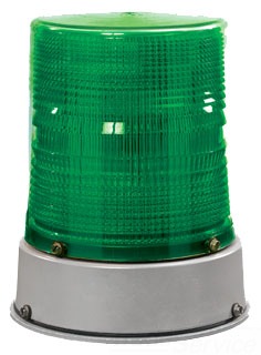 Wytrzymała lampa stroboskopowa, zielona, ​​120 V AC, natężenie znamionowe 0.2 A