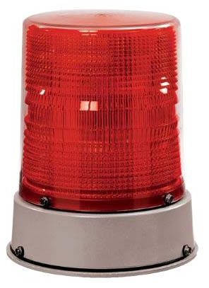 Heavy Duty Strobe Light, Red, 120VAC, 0.2A Rating