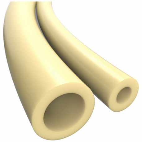 Tubo, Ejprene, naturale, diametro interno 5/8 di pollice, diametro esterno 7/8 di pollice, lunghezza totale 5 piedi