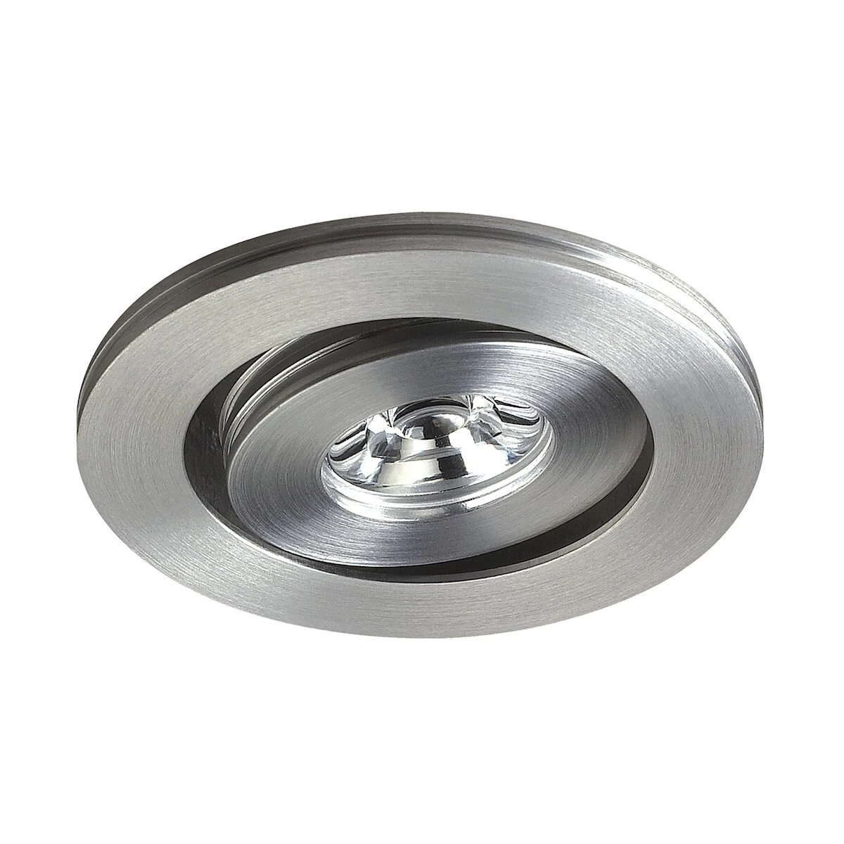 Saucer, LED Saucer Adjust Smooth, wsource 38 degree beam Brushed Aluminu