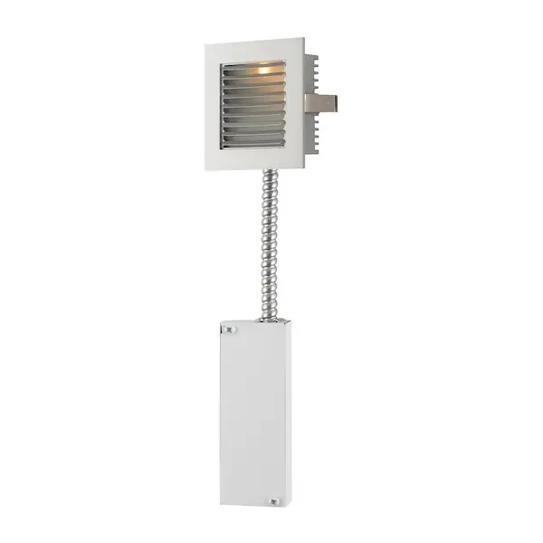 Step Lt, Main Wall Recessed, Retrofit Xenon w transformer lamp Louvered fp