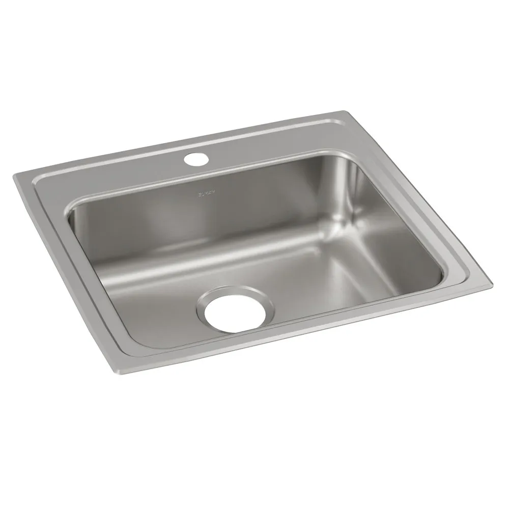 Lavello da incasso ADA in acciaio inossidabile da 22" x 19-1/2" x 6-1/2"