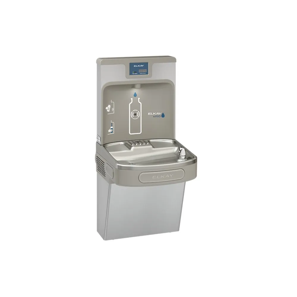 ELKAY LZS8WSVRSK Drinking Fountain, With Bottle Filler, 19 Inch Depth | CJ2ATP 34K037