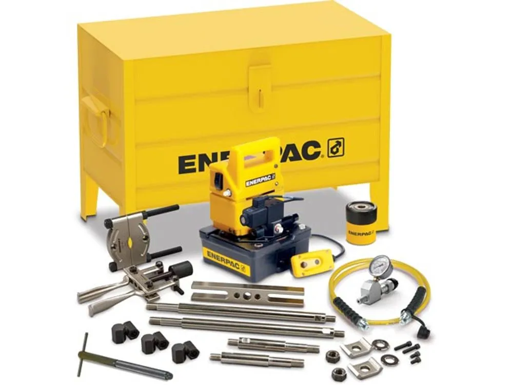 ENERPAC BHP162EB Hydraulic Cross Bearing Puller Set, 8 Ton | CM9HFC