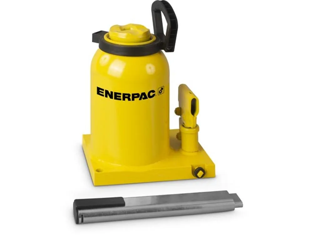 ENERPAC GBJ030A Hydraulic Industrial Bottle Jack, 33 Ton, 5.91 Inch Stroke Length | CE9ZTK 55PV47