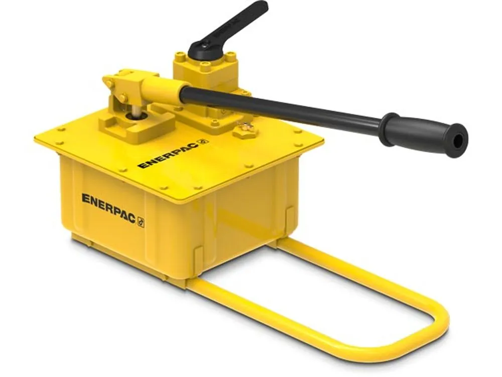 ENERPAC P464 Hydraulic Hand Pump, Double Stage, 10000 PSI, Fibreglass Handle | AD6MRB 46C559