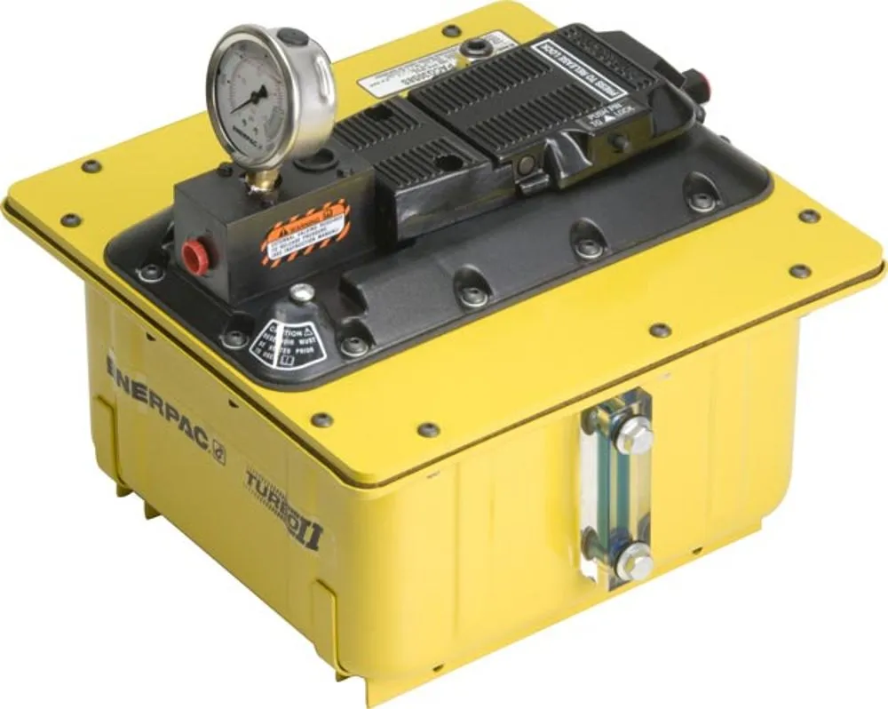ENERPAC PACG30S8S Air Hydraulic Pump, Remote Valve Mount, 180 Inch Cu. Capacity/min Oil Flow, 100 PSI | AE6TFW 5UXA6