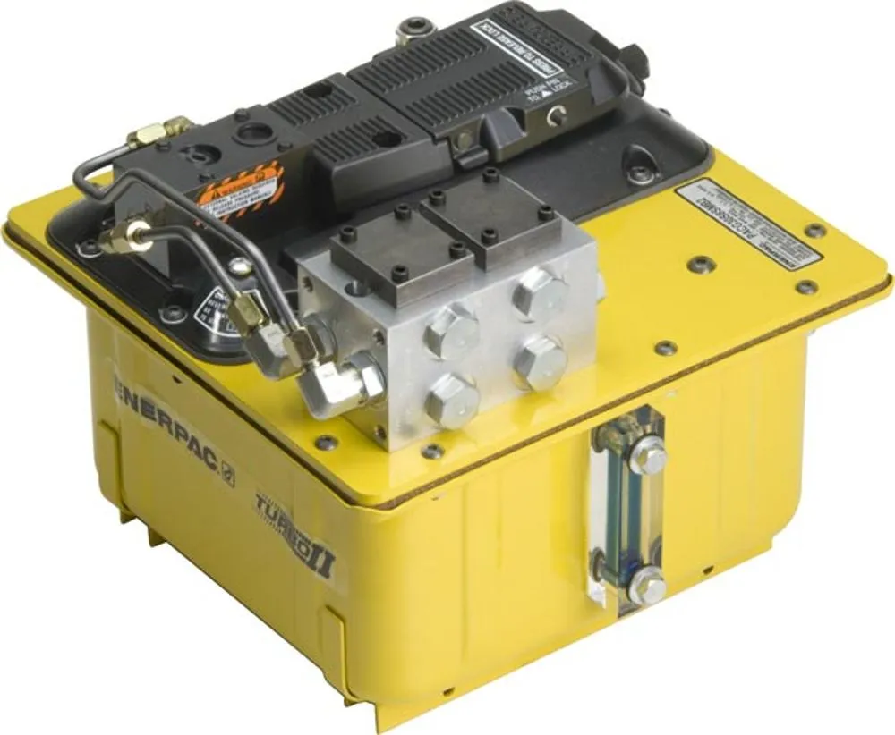 ENERPAC PACG30S8SMB2 Air Hydraulic Pump, Mount for Two DO3 Valves, 180 Inch Cu. Capacity/min Oil Flow, 100 PSI | AE6TFX 5UXA7