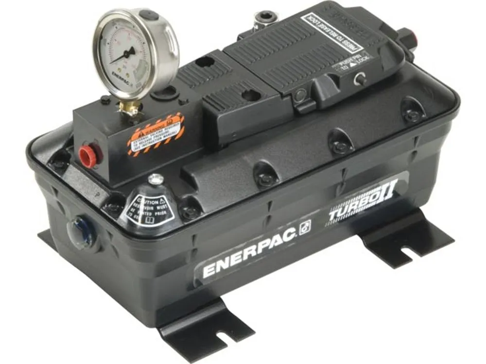 ENERPAC PACG5002SB Air Hydraulic Pump, Remote Valve Mount, 120 Inch Cu. Capacity/min Oil Flow, 100 PSI | AE6TFY 5UXA8