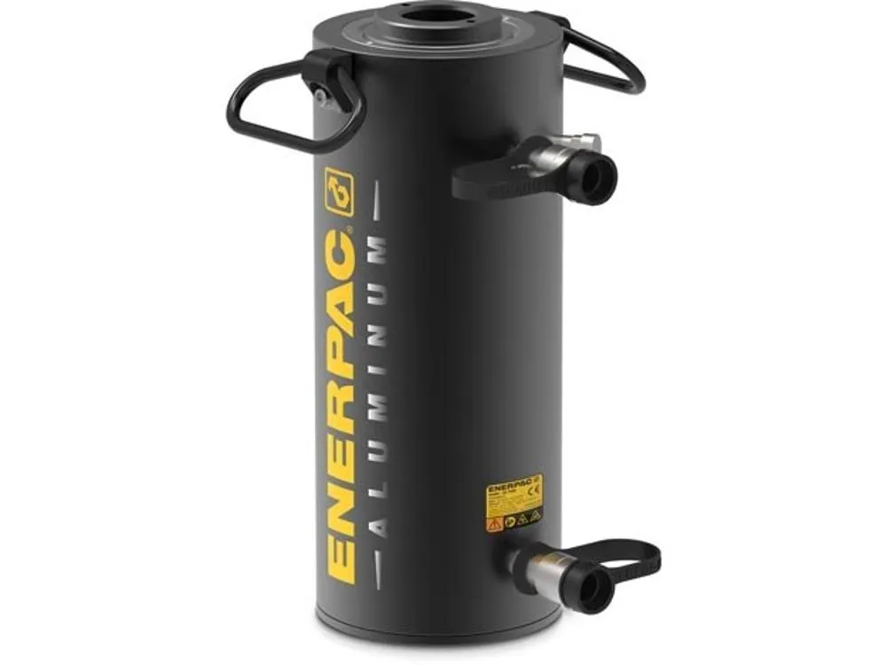 ENERPAC RARH10010 Cylinder, 100 Ton, 10 Inch, Double Acting, Hollow, Aluminum | CM9LAM