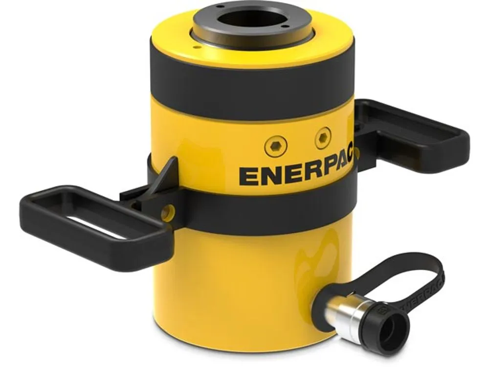 ENERPAC RCH-603 Hollow Plunger Hydraulic Cylinder, Single Acting, Steel | AE7NBL 5ZL54