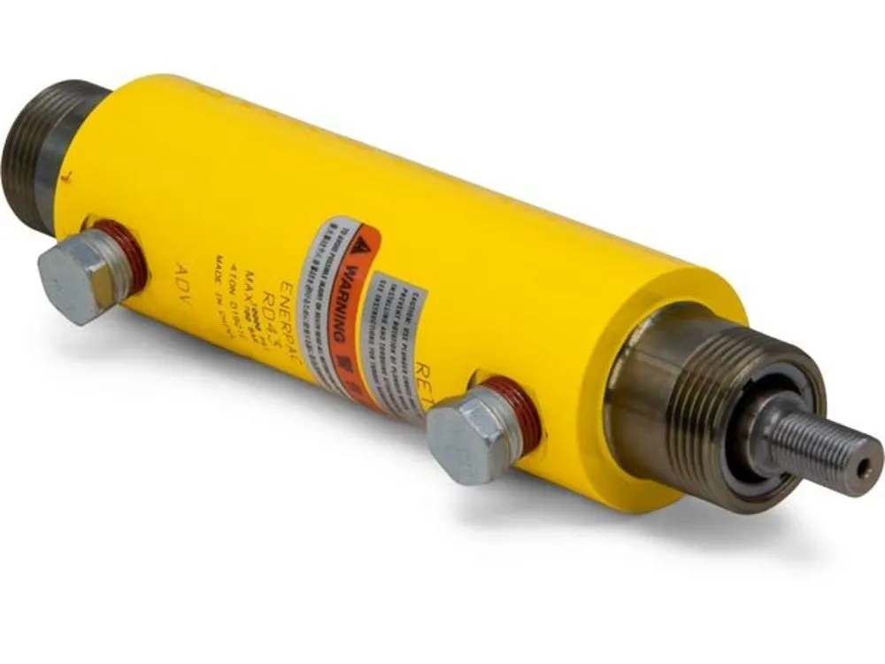 ENERPAC RD43 General Purpose Hydraulic Cylinder, 4 Ton, Capacity, 3.13 Inch Stroke Length, Double-Acting | AA8KTZ 18Y544
