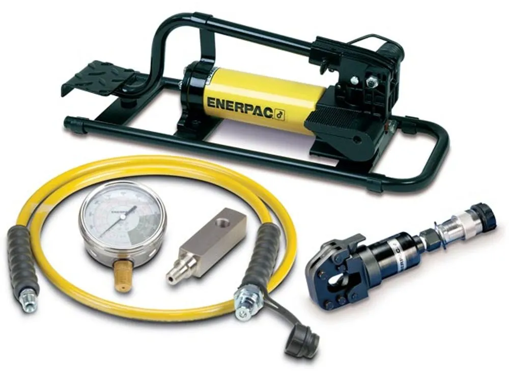 ENERPAC STC1250FP Self-Contained Hydraulic Cutter Set with Foot Pump, 20 Ton, Capacity | AF8FMC 25TU96