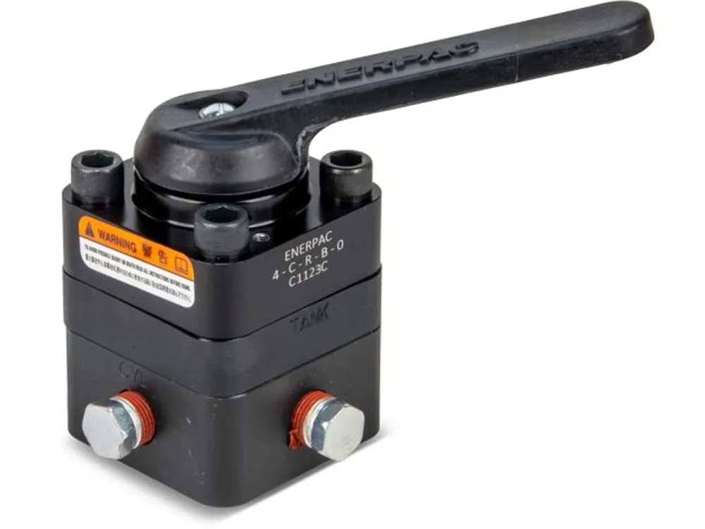 ENERPAC VC20 Control Valve, Manual, 4-way, 3-position, Closed Center | AH9ZAP 46C612