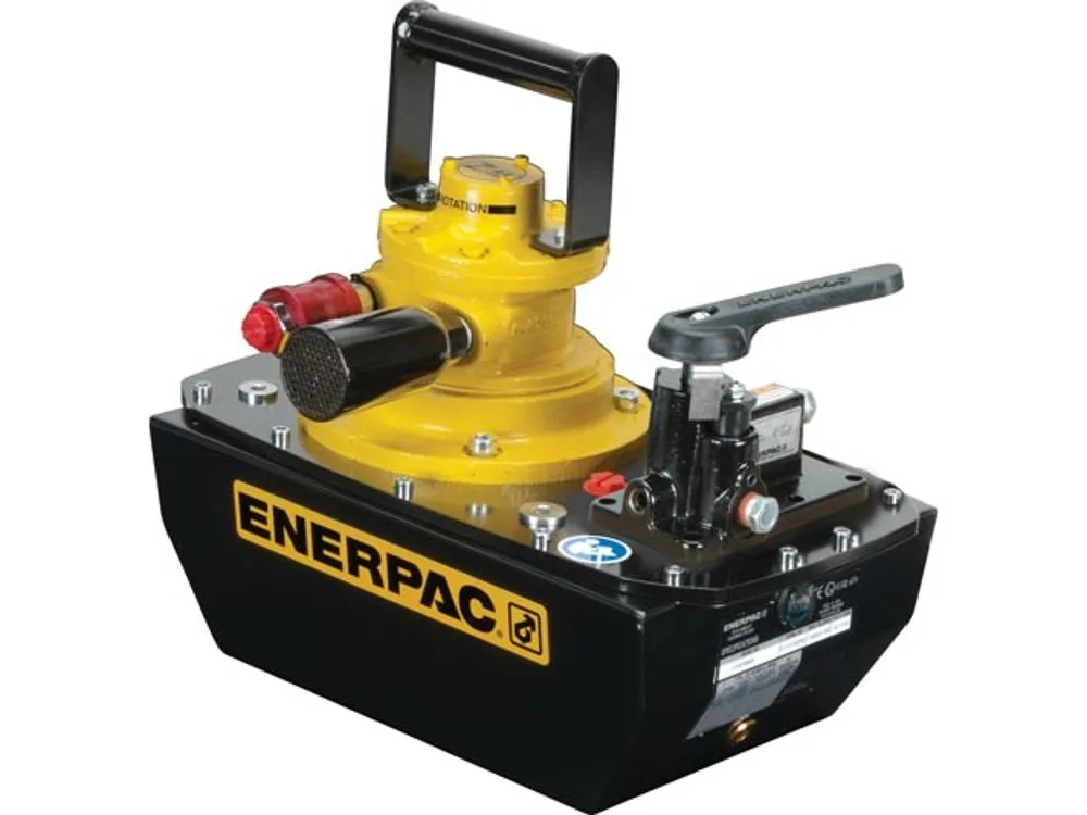 ENERPAC ZA4204MX Two Speed, Air Hydraulic Pump, 3/2 Manual Valve, 1 Gallon Usable Oil | AF8KLT 26VY11