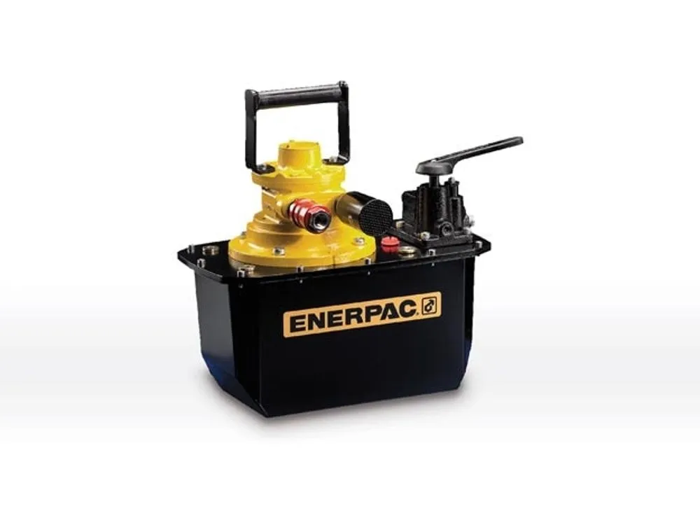 ENERPAC ZA4208MX Two Speed, Air Hydraulic Pump, 3/2 Manual Valve, For use with Single-Acting Cylinders | AB2LVT 1MTF4