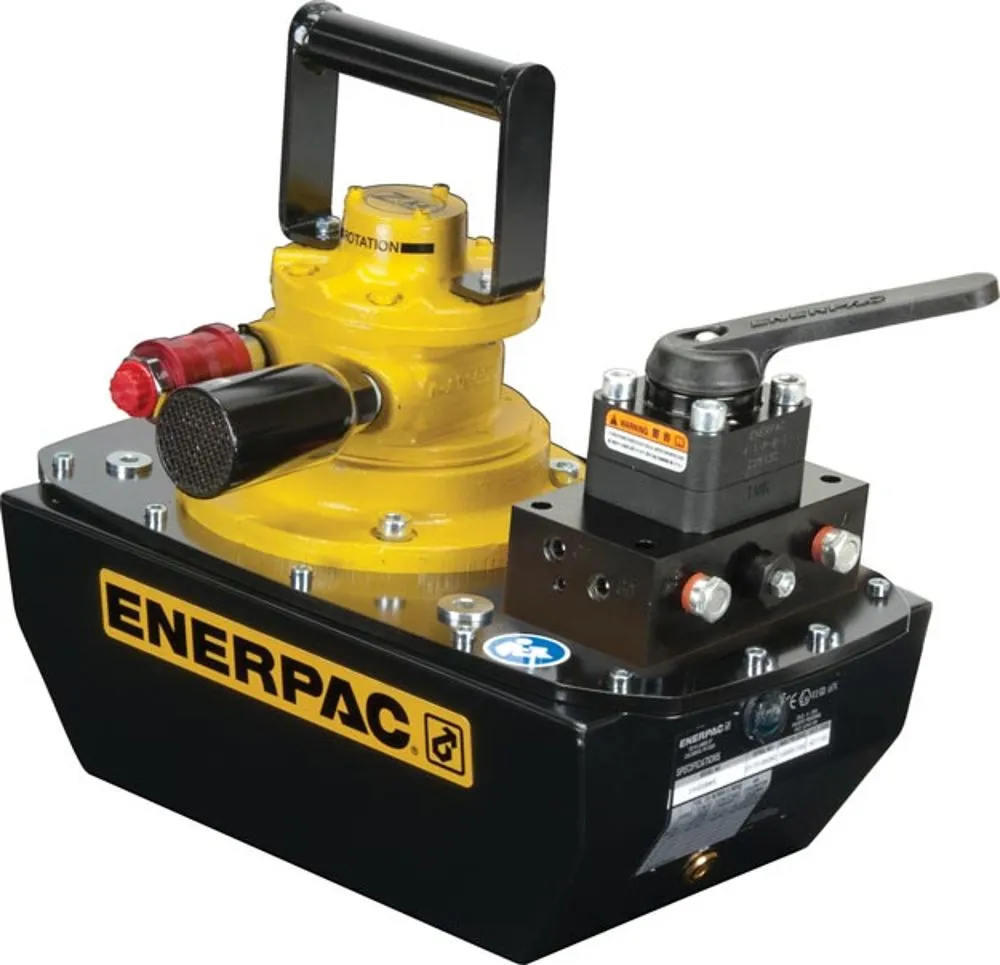 ENERPAC ZA4404MX Two Speed, Air Hydraulic Pump, 4/3 Manual Valve, 1 Gallon Usable Oil | AF8KLV 26VY13