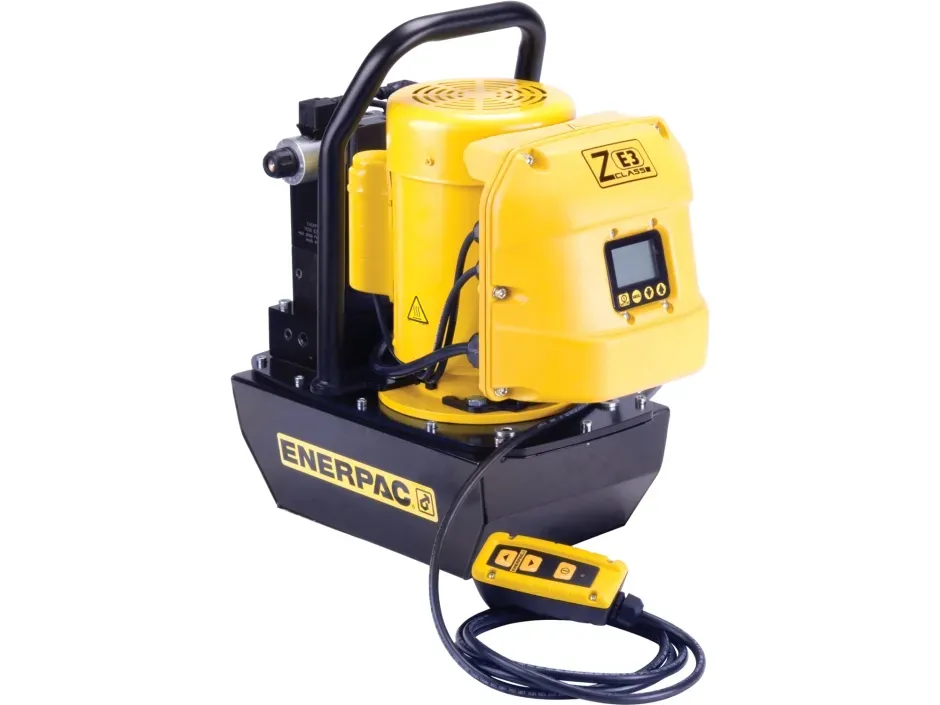 ENERPAC ZE3308SB Electric Hydraulic Pump, 3/3 Solenoid Valve, 2 Gallon Usable Oil, 10000 PSI | AE7YJW 6BU67