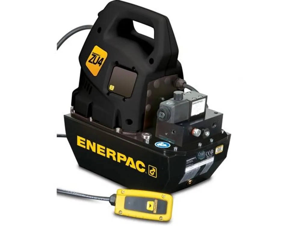 ENERPAC ZU4104DB Electric Hydraulic Pump, Pro, 3/2 Solenoid Dump Valve, 115V, 1 Gallon Usable Oil | AF8KMA 26VY18