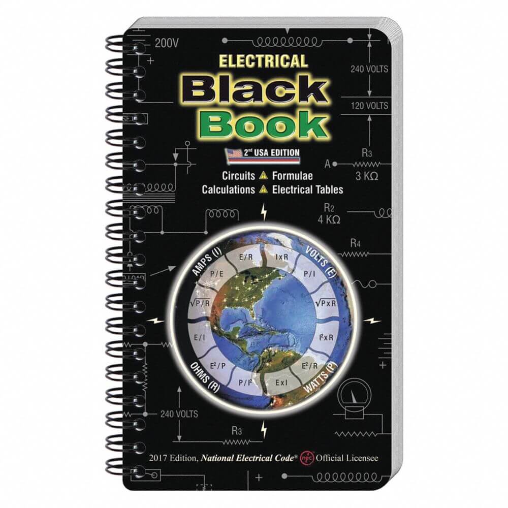 Electrical Black Book, 2nd Edition, Spiralbound, English, Pocket Size, USA