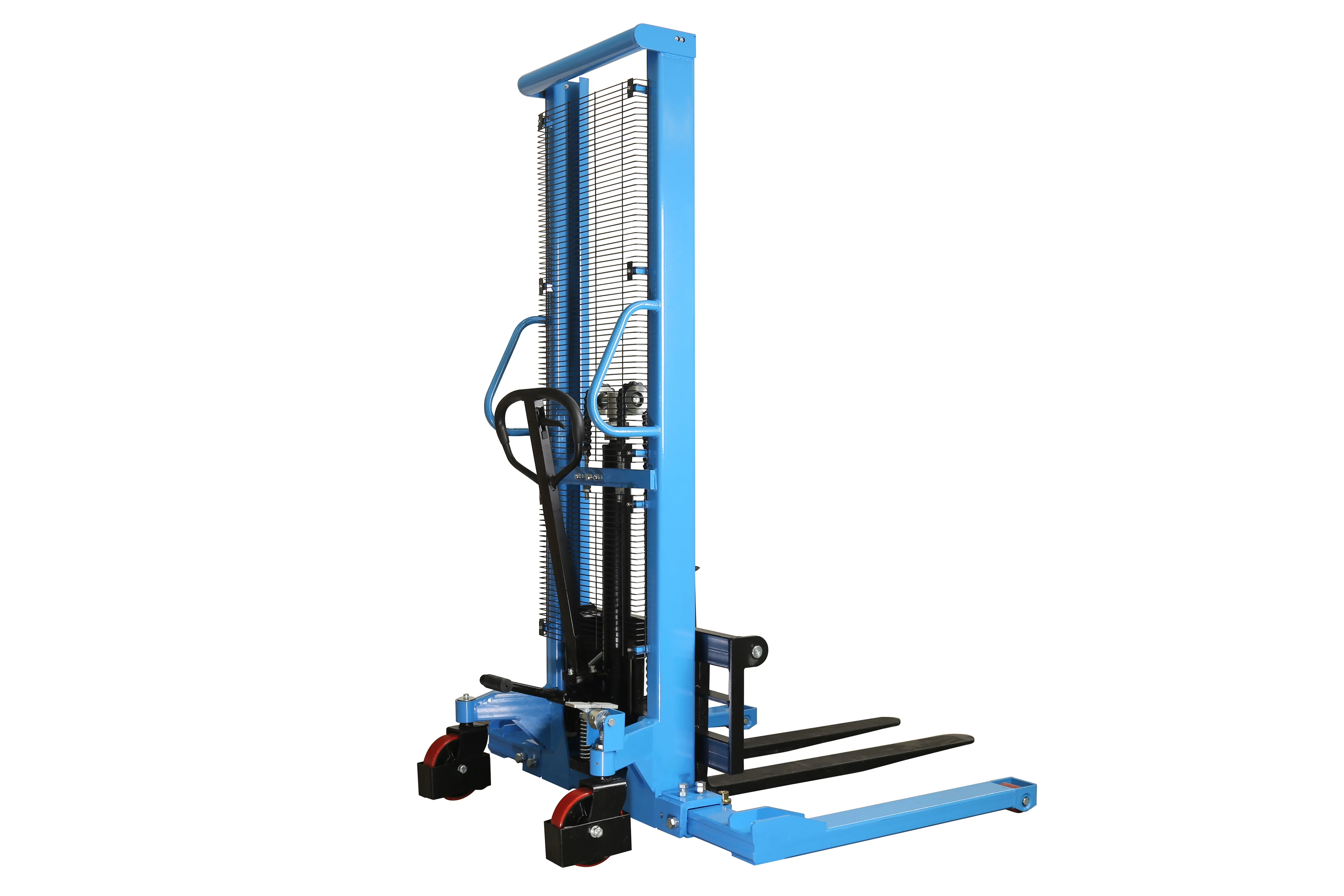 Heavy Duty Grade Adjustable Base Leg Straddle Pallet Truck Stacker 2200 lbs. 63 inch