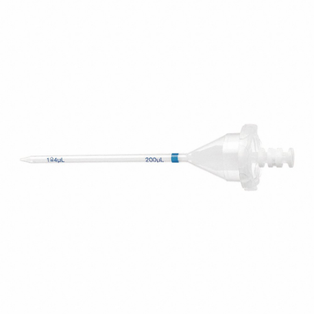 Pipetter Tips, Filter Tip, Biomedical Grade Plastic, 0.2mL, 100 PK