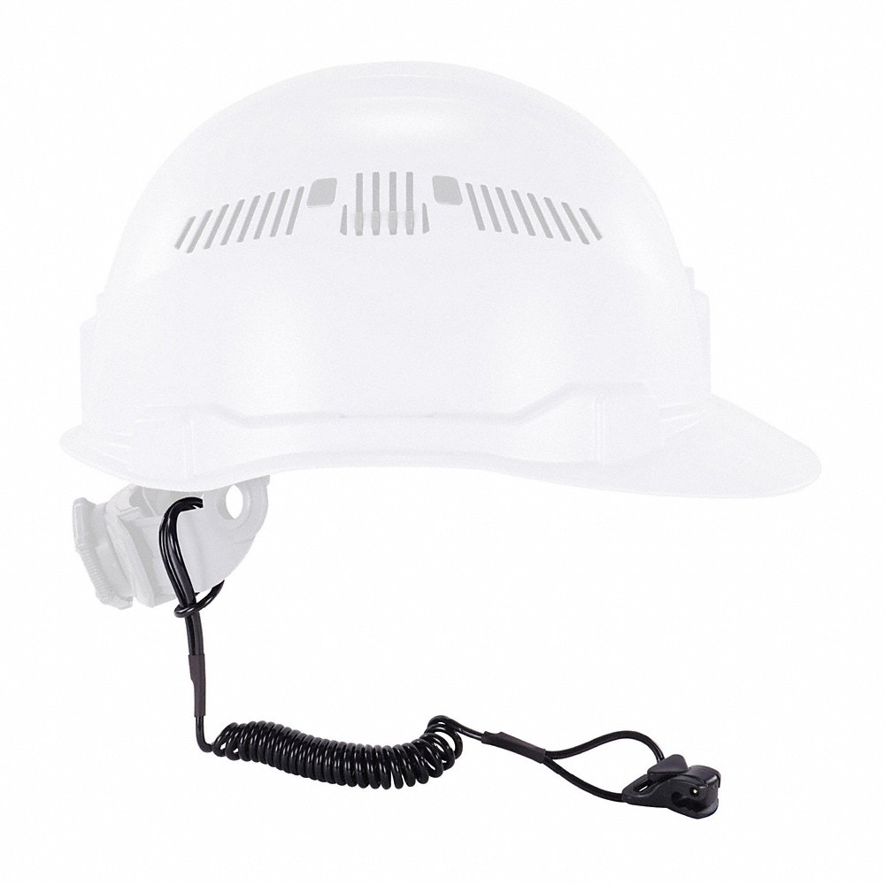 ERGODYNE 3158 Coil Hard Hat Lanyard | CP4JJQ 45NJ47