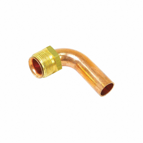 Sweat Male Elbow, 1/2 Inch Size, Nut