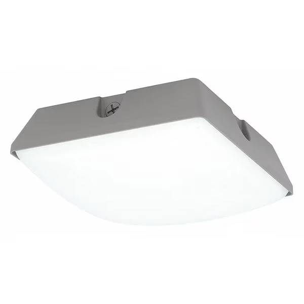LED Parking Garage Light, 4600 lm, Gray