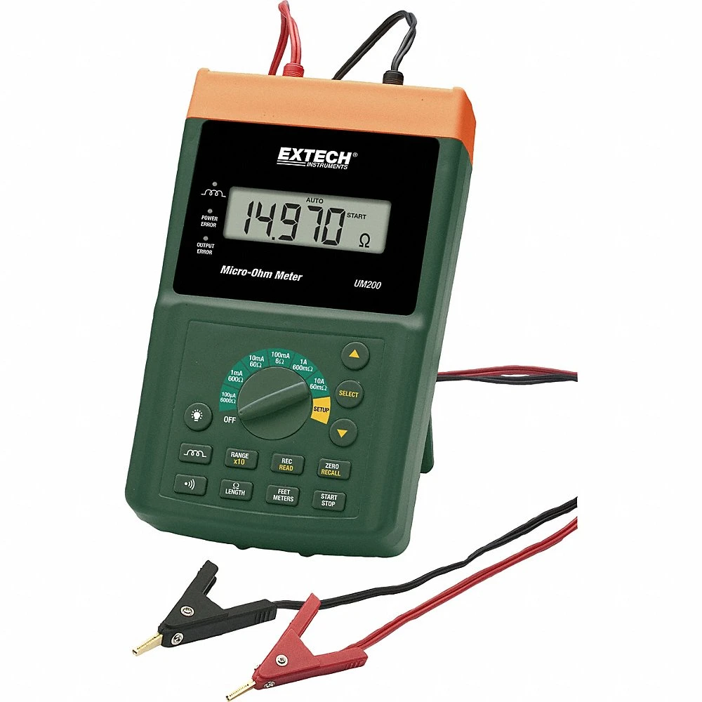 Test Leads, Test Leads, 7 Inch Test Lead Length, Milli ohmmeters