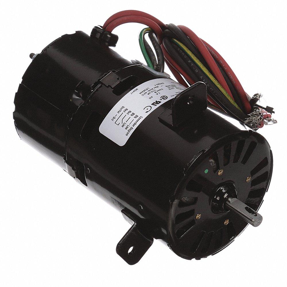 Condenser Fan Motor, 1/10 HP, 3000 RPM, 208 To 230V AC, 3.3 Inch Frame