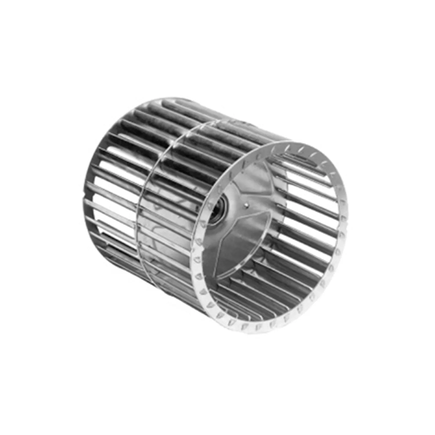 Double Inlet Blower Wheel, 5 45/64 Inch Diameter, 1/2 Inch Bore