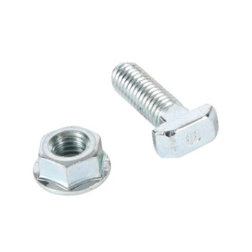 Vite a martello, argento, M8-1.25 x 25 mm, acciaio zincato, dimensione fessura 8