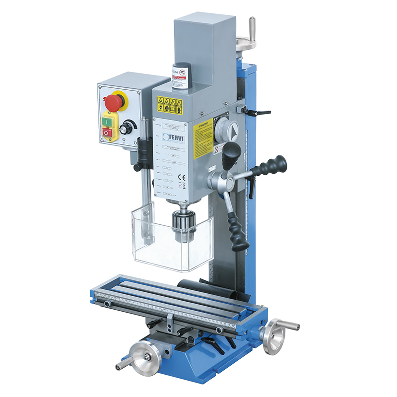 Geared Drilling Milling Machine, 16 mm Drilling Capacity, 230V, 500 W Motor