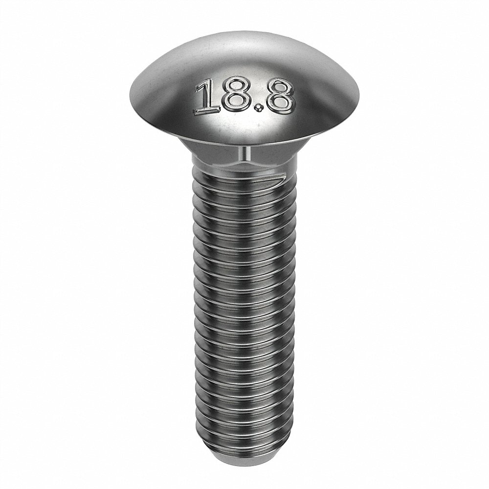Foreverbolt Fbcb1215P10 | Carriage Bolt, 1/2-13 Thread Size, 18-8 Grade,  17/32 Inch Drill Size, 10Pk | Raptor Supplies 코리아