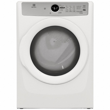 Dryer, Electric, White, 8 Cu Ft Capacity, Stackable, Energy Star Certified
