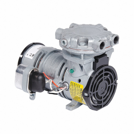 Compresor de aire de pistón, 0.062 hp, 110/115 VCA, presión continua máxima de 100 psi, 0.8 cfm