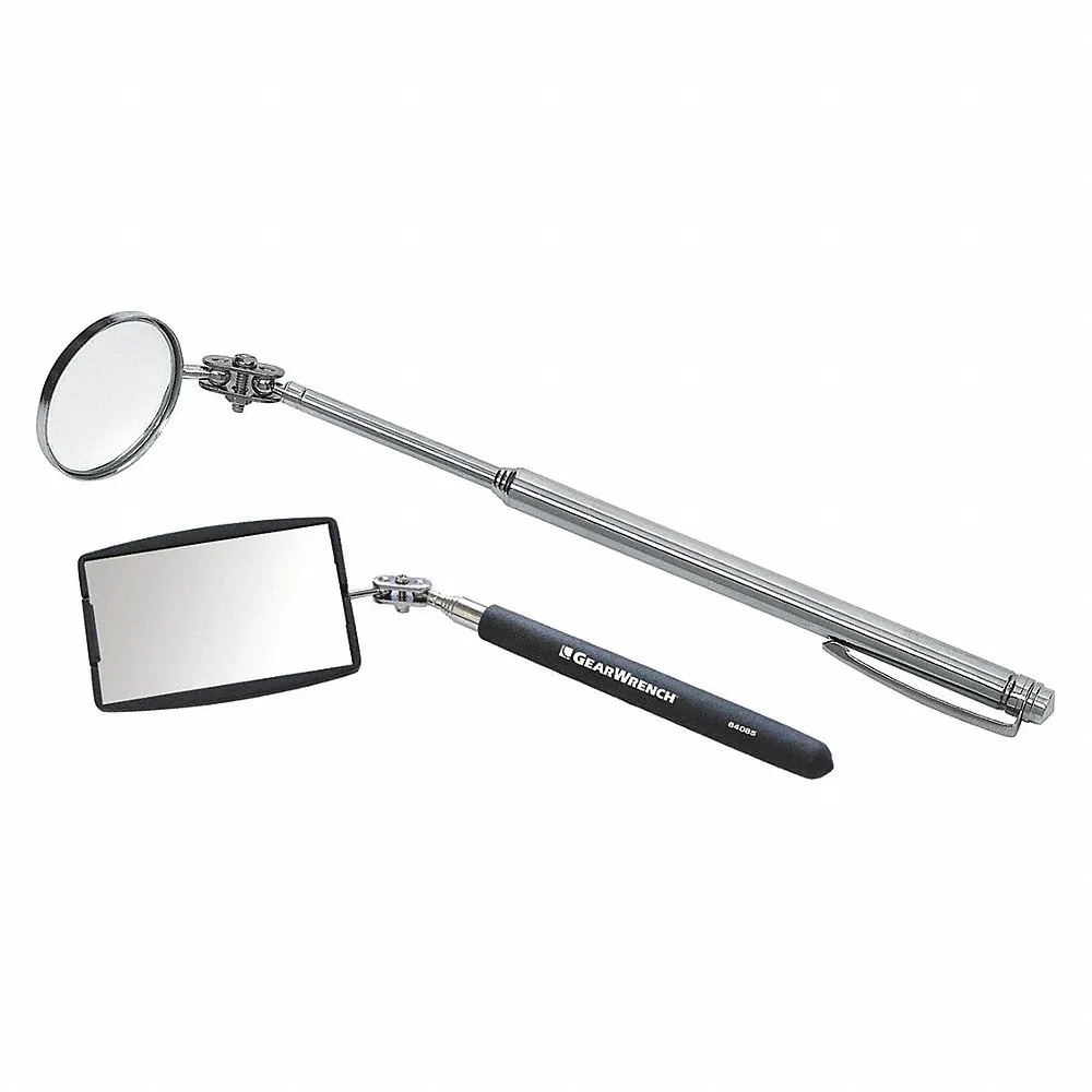 2-1/8 Inchx3-1/2 Inch Rectangular Telescoping Inspection Mirror