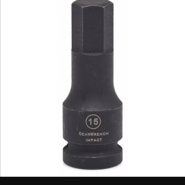 1/2 Inch Drive Hex Bit Impact Metric Socket 12 mm