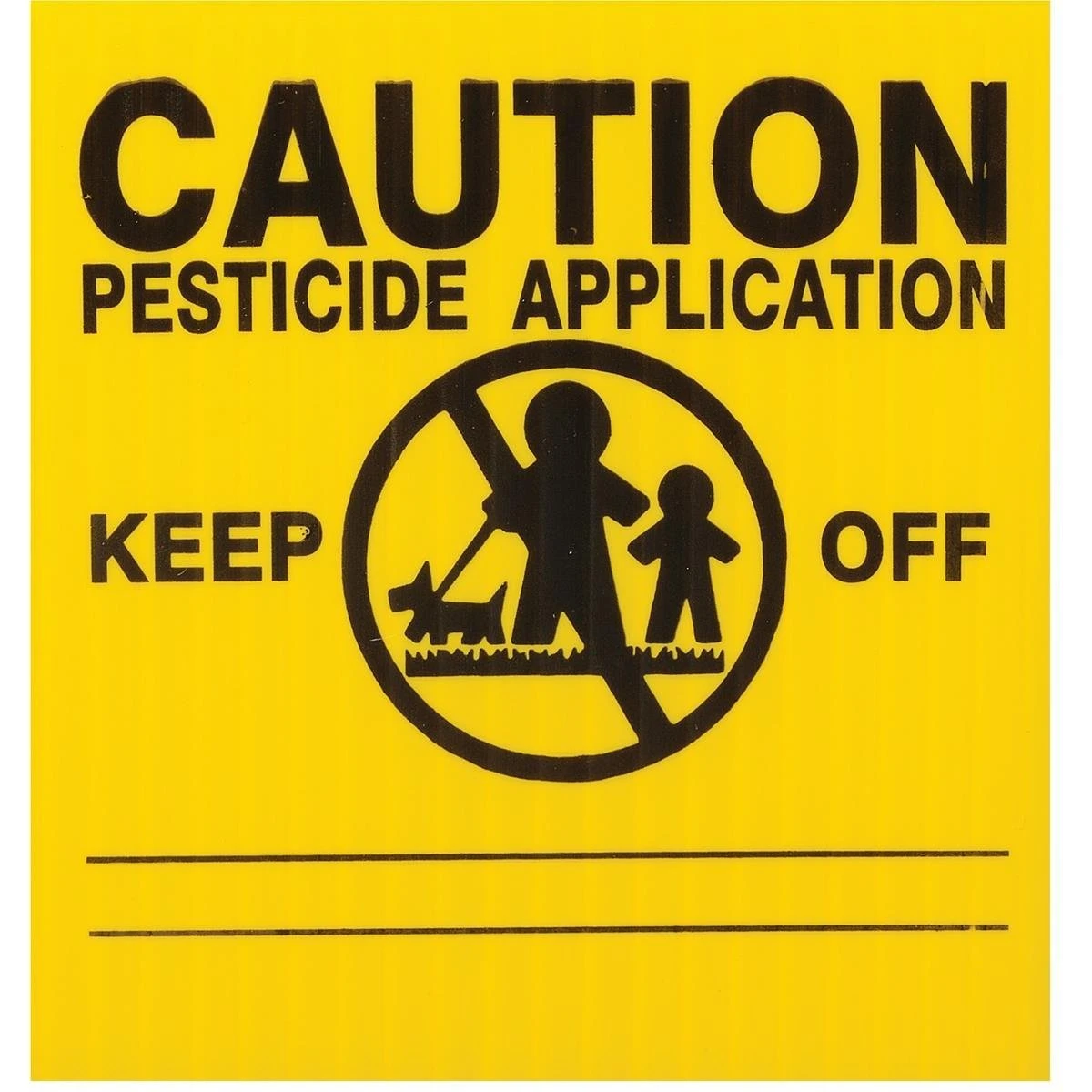 FeetS Massachusetts Lawn Pesticide Application Signs, 25PK
