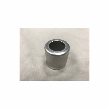 Férula para manguera de engarce, aluminio, diámetro interior del extremo de conexión de 0.425 pulgadas