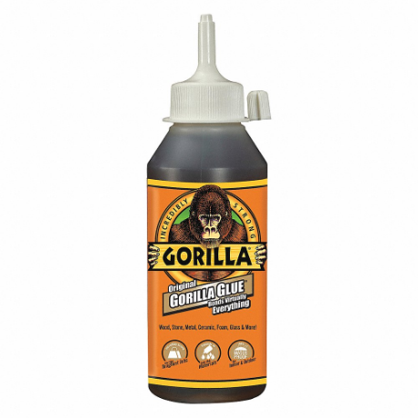 Glue, General Purpose, 8 fl oz, Bottle, Tan