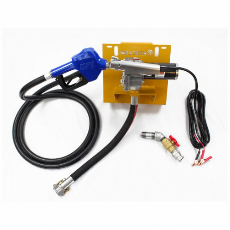 Transfer Pump Kit, 12VDC, 15 gpm GPM, 12 ft Hose Length, Auto