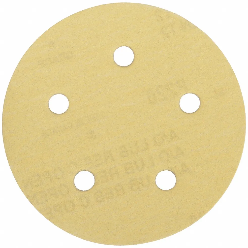 GRAINGER 05539563624 5 Inch Coated Hook and Loop Sanding Disc, 220 Abrasive Grit, Fine | CD2NBN 435Z86