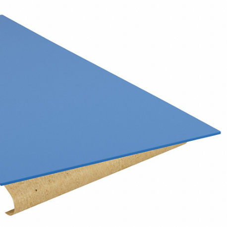 폴리에틸렌 시트, 표준, 24 x 4 Ft, 3/8 인치 두께, 파란색, 폐쇄 셀