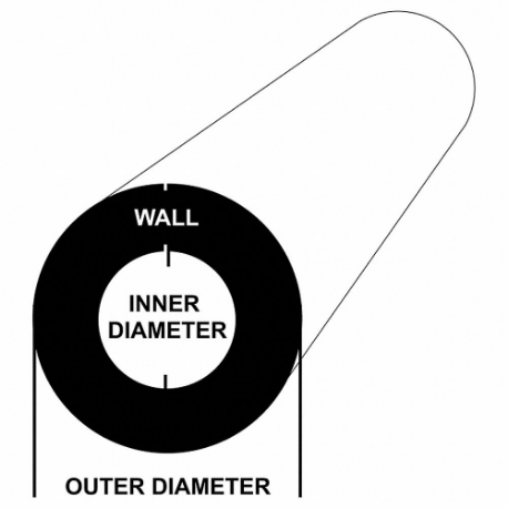 Ống tròn bằng đồng 932, 2 3/8 inch OD, ID 1.5 inch, dài 13 inch