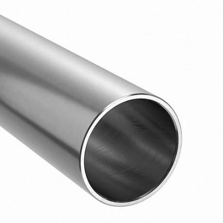 Tubo tondo in acciaio inossidabile 304, diametro 1 pollice, lunghezza 24 pollici, spessore parete 0.134 pollici