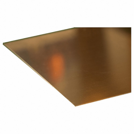 Brass Strip, 260, 6 Inch x 12 Inch Nominal Size, 0.16 Inch Thick, Mill, 57