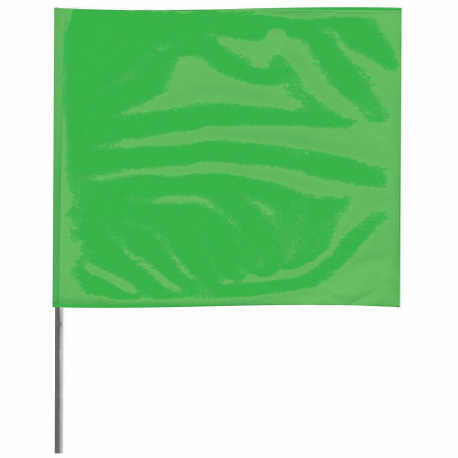 Bandiera di marcatura, dimensione bandiera 2 1/2 pollici x 3 1/2 pollici, altezza staffa 15 pollici, blu fluorescente