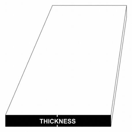 Aluminum Sheet, T6, 24 Inch Overall Length, 95 Brinell Hardness